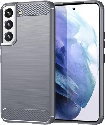 Produktbild von König Design Hülle kompatibel mit Samsung Galaxy S22 Plus 5G Kunststoff Soft Handyhülle - Handy Case Grau