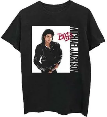 Obrázek produktu pro Michael Jackson Bad Black S Tričko