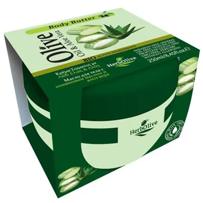 Productafbeelding van Herbolive Body Boter Olijfolie & Aloë Vera 250ml/ 40430