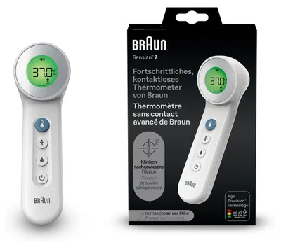 Produktbild von BRAUN Stirnthermometer BNT400WE