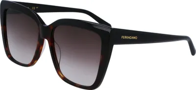 Produktbild von Ferragamo SF1102S Black/tortoise 58/16/140 Damen Sonnenbrillen