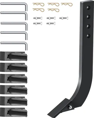 Zdjęcie produktu dla Wał Skrobaka Skrzynkowego Vevor 464Mm 5Szt Regulowany Mocny Stalowy Zęby
