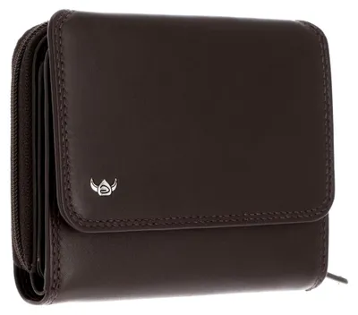 Produktbild von Leder Geldbörse Polo RFID Protect RV-Börse 3316 Dunkelbraun