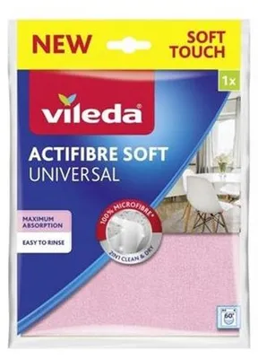 Obrázok produktu pre Utierka, s mikrovláknom, VILEDA "Actifibre Soft"
