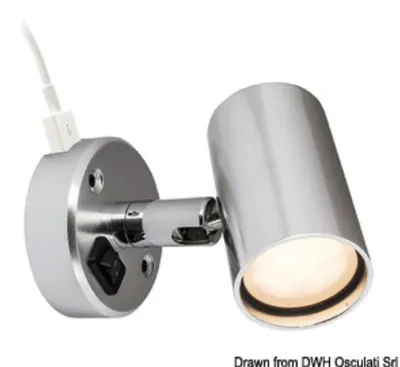 Obrázek produktu pro BATSYSTEM LED reflektor s USB konektorem 12V 0,6W , 1 kus