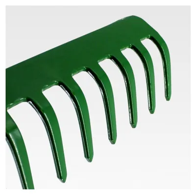 Produktbild von Bügelrechen 40 cm Arbeitsbreite mit 16 Zinken aus pulverbeschichtetem Stahl - ohne Stiel