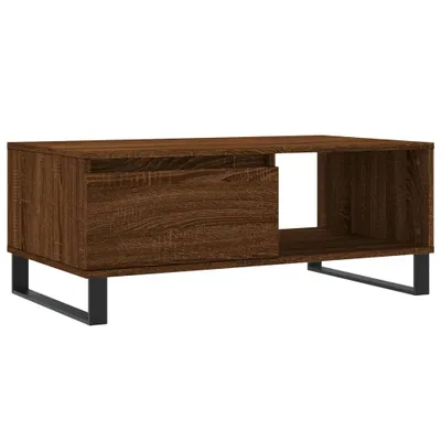 Produktbild von vidaXL Couchtisch Braun Eichen-Optik 90x50x36,5 cm Holzwerkstoff