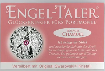 Image de Pendentif d'ange - Chamuel argenté