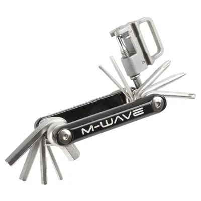 Produktbild von M-WAVE Mini 15 Multitool - Kompaktes Fahrrad-Multitool mit 15 Funktionen.