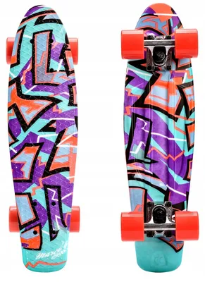 Produktbild von Meteor Meteor Plastic Pennyboard Kinder Skateboard ABEC-7