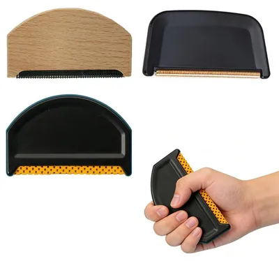 Fusselentferner-Set, 3-teilig, Kaschmirkamm, Wollkamm, für Pullover