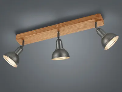 Produktbild von Trio Leuchten 3er Spot Delhi nickel antik