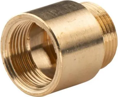 Produktbild von Messing Gewinde-Fitting Hahnverlängerung IG/AG 1' (DN 25) Länge 30 mm - schwere Ausführung