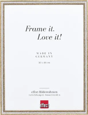 Zdjęcie produktu dla Efektowa ramka na zdjęcia profil drewniany 66 biały 40x60 cm szkło przezroczyste