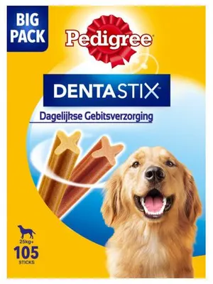Productafbeelding van Pedigree Dentastix maxi Overdoos met 105 sticks