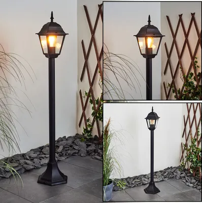 Produktbild von Quartucciu »Quartucciu« Außenlampe aus Metall/Glas in Schwarz/Klar