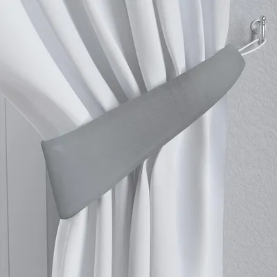 Produktbild von Dekoria Raffhalter Victoria, grau, 12 x 70 cm