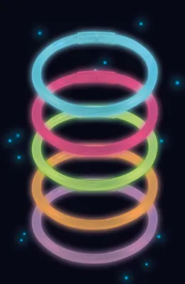 Produktbild von 10 Bunte Power Glowsticks 20cm