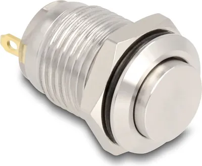 Obrázok produktu pre DELOCK Drucktaster zum Einbau 12 mm 2 x Lötanschluss