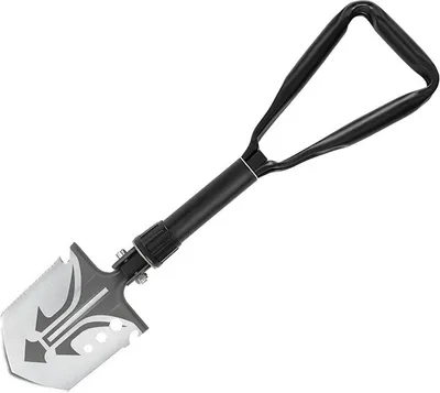 Produktbild von Multifunktionaler Klappspaten aus Aluminium, rostbeständig und robust, 58 cm