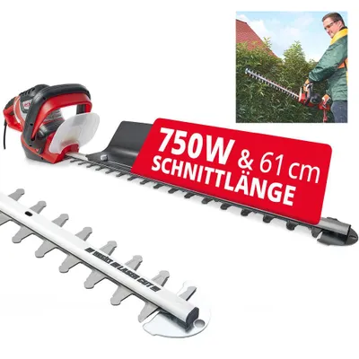 Produktbild von HECHT 611 Heckenschere Elektro | 61 cm Schnittlänge | 750W | Laser Cut | bis 24mm dicke Äste