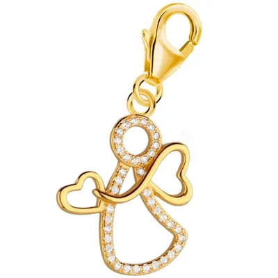 Goldener Engel Charm Anhänger - ein himmlischer Begleiter