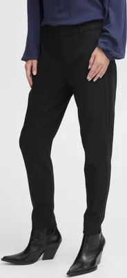 Produktbild von Fransa FRVita Damen Stoffhose Hose Pants mit Reißverschlusstaschen Gürtelschlaufen Baumwollmischung Slim fit