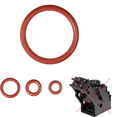 Produktbild von Snapworld-Kaffee Wartungssatz Dichtung O-Ring für Brühgruppe und Supportventil passend für Cafe Bonitas Acopino Set-43.1 (für Brüheinheit mit Crema Schraube am Auslauf)