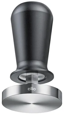 Produktbild von cilio Tamper 58 mm, druckregulierend, Edelstahl, Aluminiumgriff