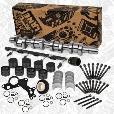 Produktbild von ET ENGINETEAM Nockenwellensatz HV0338VR3 Einlassseite Auslassseite für VW Golf IV Schrägheck (1J1) 54mm hydraulisch Stahl 32mm 47mm