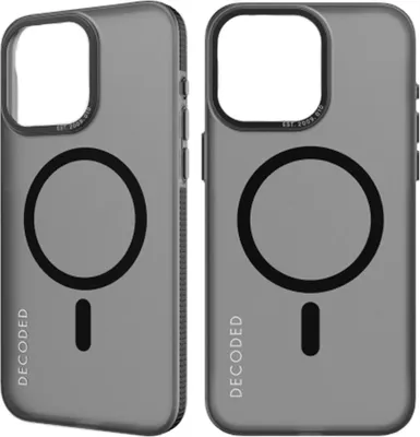 Image de Etui Decoded Transparent Grip Case Z Magsafe Do Iphone 15 Pro Max - Szaro-Czarne