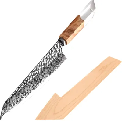 Produktbild von Damast Küchenmesser Nariko - Hochwertiges Chefmesser mit Etui KP35092