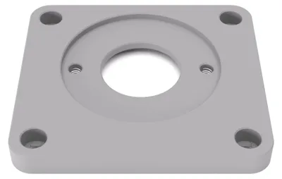 Produktbild von PRIWAS Grundplatte/Adapterplatte für Kopierhülsen passend für Bosch GKF 550 | Gleitplatte passend für Bosch Kantenfräsen