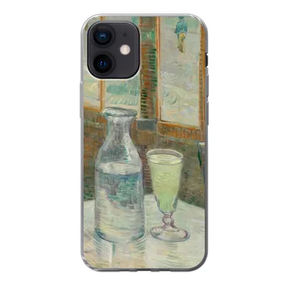 Produktbild von MuchoWow® Handyhülle Schutzhülle Hülle für iPhone 12 Couchtisch mit Absinth - Vincent van Gogh Silikon Softcase Handy Hülle - Schutzhülle