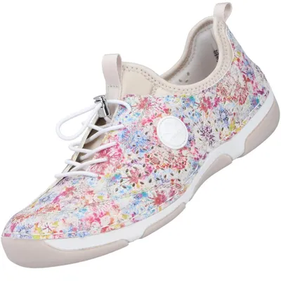 Image de Rieker Damen Slipper Bunt/Gemustert