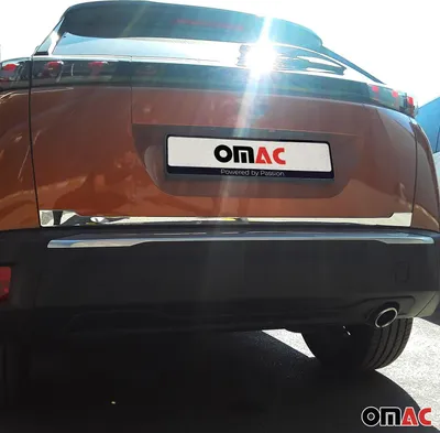 Obrázek produktu pro Zadní lišta zavazadlového prostoru pro Peugeot 2008 2019-2025 Spodní nerezová chromová lišta