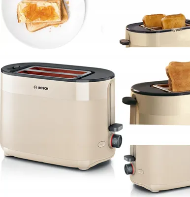 Produktbild von Bosch MyMoment Toaster TAT2M127 950W 2 Toaster Timer Thermostat Abtauung