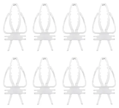 Image de Porte-nourriture pour cage d'oiseaux, lot de 8, en plastique, pour fruits, légumes, perruches et perroquets