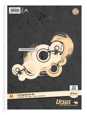 Image de Bloc collégial A4 ECF70g quadrillé 80feuilles