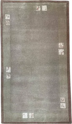 Produktbild von Teppich RIVER NEPAL - HANDGEKNÜPFT | Farbe: Braun; Größe: 200x300 cm | strapazierfähig und leicht zu reinigen | Wohnzimmer | Schlafzimmer