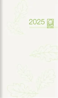 Immagine prodotto di Agenda tascabile Riciclaggio 2025 - calendario ufficio 8,8x15,2 cm - 1 mese su 2 pagine - rubrica separata - pieghevole - taccuino - Blue Angel - 520-0700