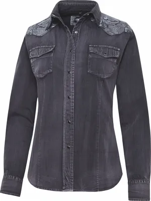 Produktbild von Stars & Stripes Damen Westernbluse »WILMA« Gr.XL