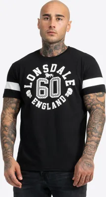 Immagine prodotto di Maglietta uomo regular fit ASKERSWELL Nero/Bianco S Lonsdale