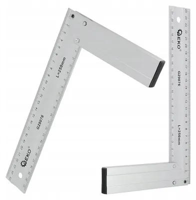 Obrázek produktu pro Geko Univerzální hliníkový stolařský úhelník 250 mm