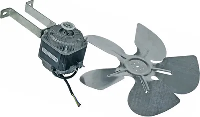 Produktbild von Europart 10021476 UNIVERSAL Ventilator Lüfter Fan Motor 34W 230V Ventilatorglügel Flügel 300mm Haltebügel für Kühlgerät Kühlschrank