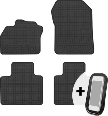 Produktbild von Gummimatten Auto Fußmatten Automatten Passgenau 4-teilig Set - passend für Renault Zoe 2012-2019