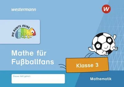Obrázok produktu pre DIE BUNTE REIHE - Mathematik. Mathe für Fußballfans, Klasse 3