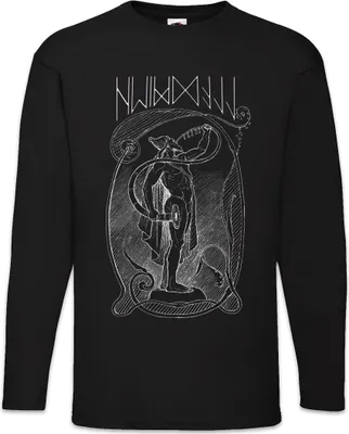 Produktbild von Urban Backwoods Heimdall, Langarm T-Shirt, Farbe: Schwarz, Größe: 2XL
