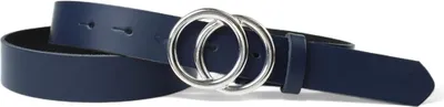 Produktbild von FRONHOFER Ledergürtel Damen 3 cm, Schmuckschnalle in silber, Doppelringe, Leder
