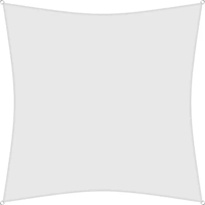 Produktbild von sunprotect 83267 Professional Sonnensegel, 3,6 x 3,6 m, Quadrat, wind- & wasserdurchlässig, weiß